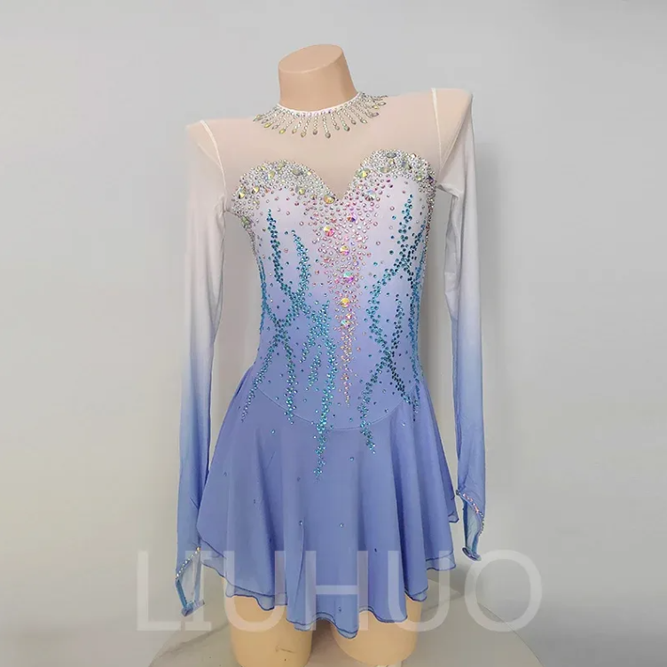 120 LH Discounted Figure Skating Dress-LIUHUO