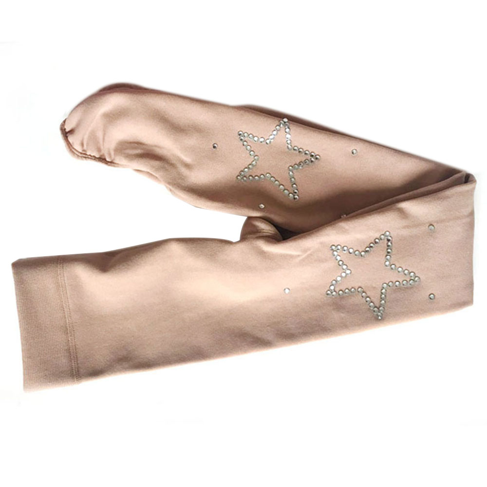 LIUHUO Ice Skating Tights JB409 | Footed Opaque Skate Tights for Girls & Women JB409