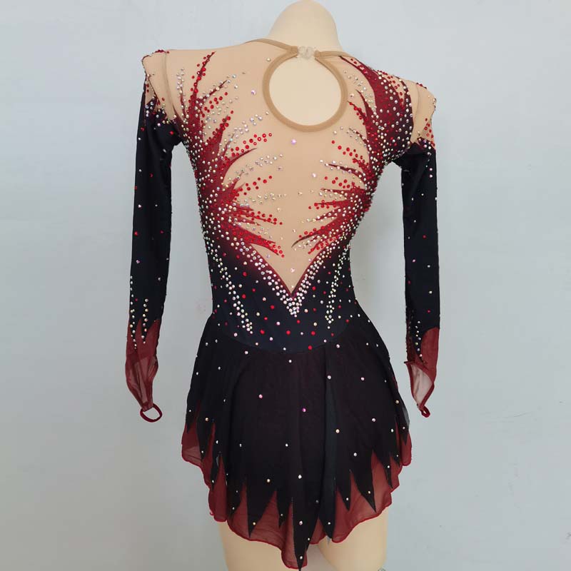 XS LH Discounted Figure Skating Dress-LIUHUO