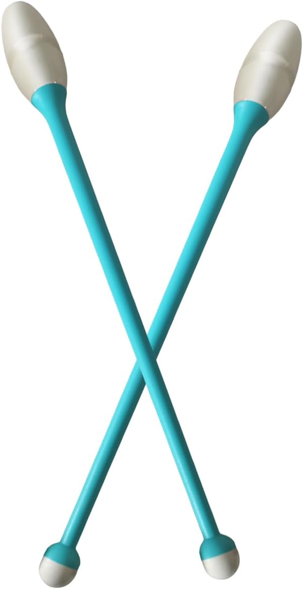 LIUHUO Rhythmic Gymnastics Clubs Bars Rubber Material Suitable Competitions Performances Six Colours Three Sizes Couple