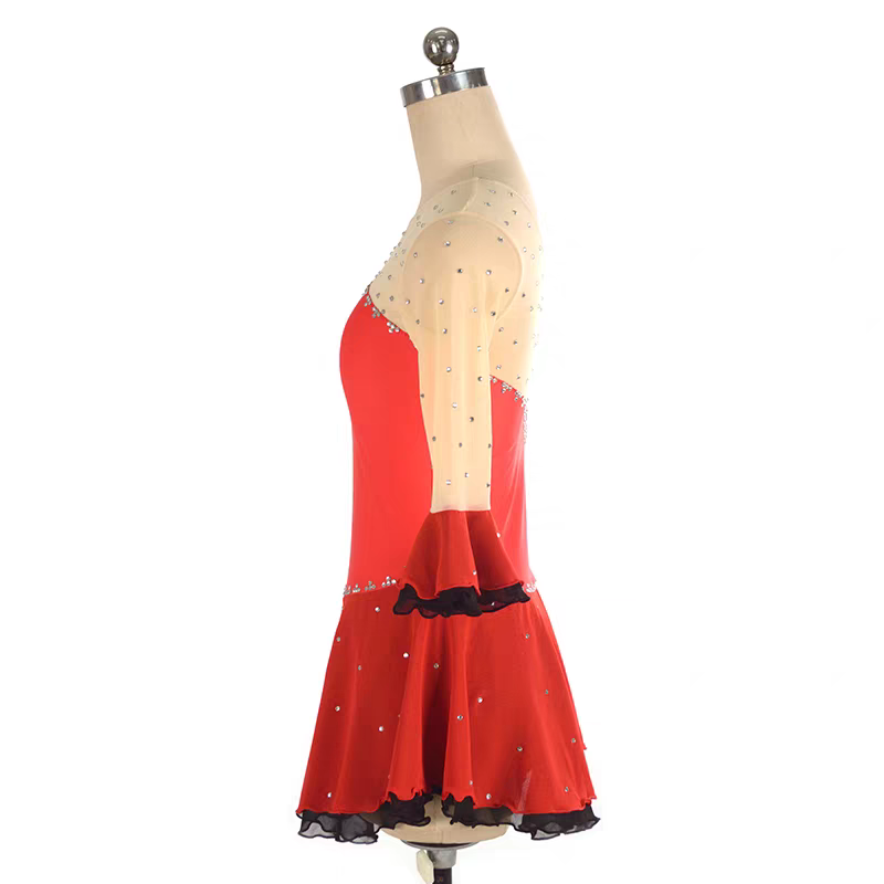 XS LH Discounted Figure Skating Dress-LIUHUO