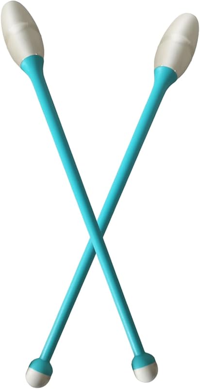 LIUHUO Rhythmic Gymnastics Clubs Bars Rubber Material Suitable Competitions Performances Six Colours Three Sizes Couple