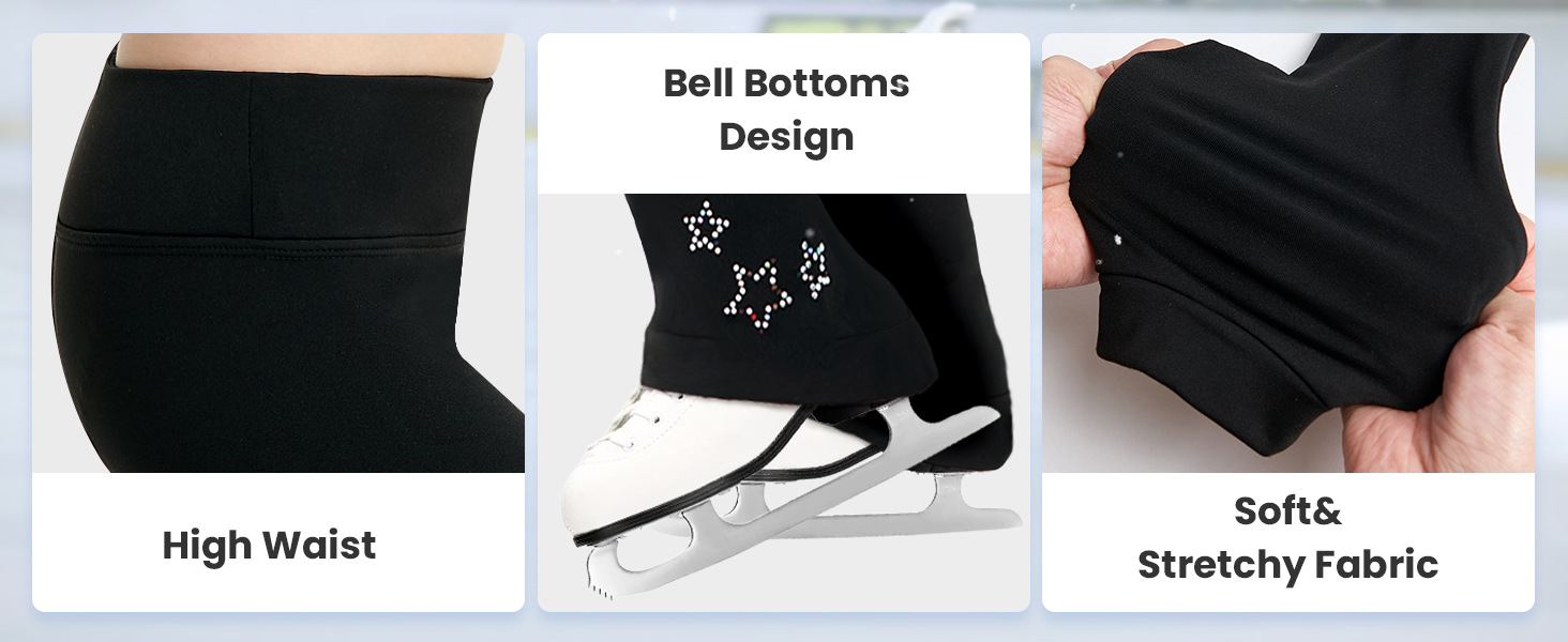 girls ice skating leggings 