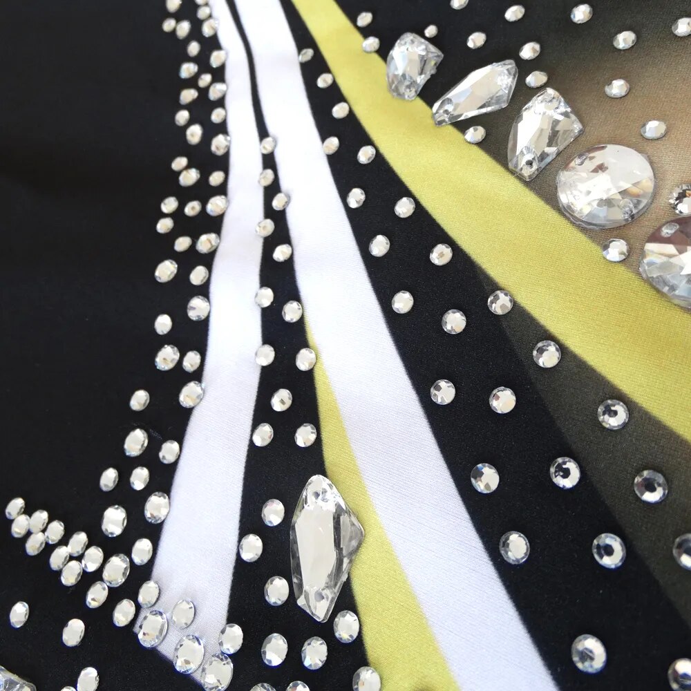 Girls Women's Bodysuits Performance Wear Kids Dance Jumpsuits Competition Rhythmic Leotards Child
