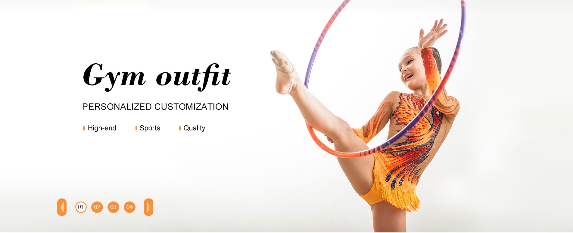  LIUHUO Custom Design Girls Rhythmic Gymnastic Leotards