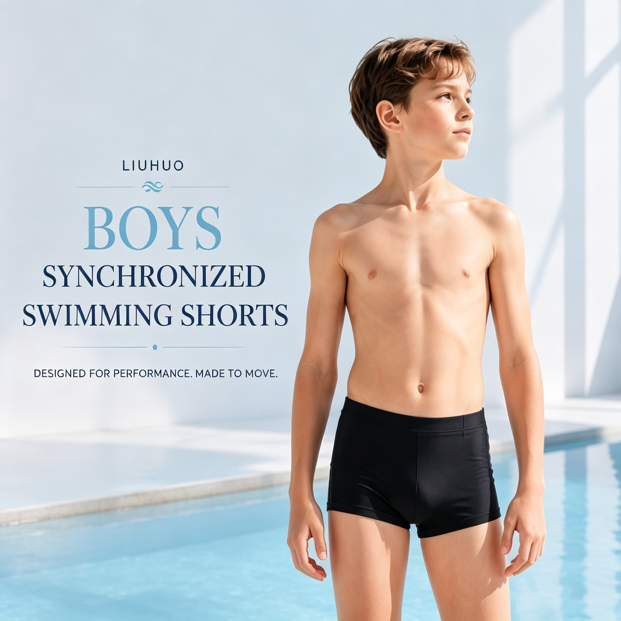 Boys Synchronized Swimming Shorts