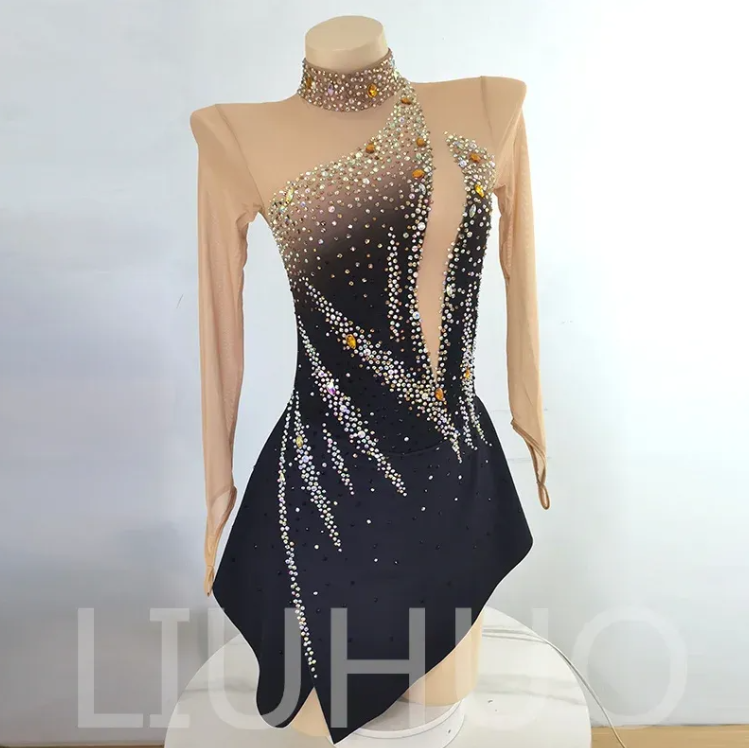 L LH Discounted Figure Skating Dress-LIUHUO