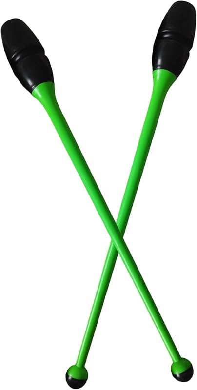 LIUHUO Rhythmic Gymnastics Clubs Bars Rubber Material Suitable Competitions Performances Six Colours Three Sizes Couple