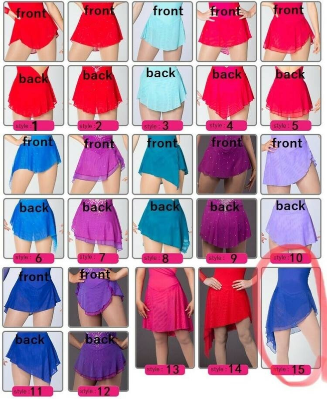 ice figure skating competition dress Gymnastics costume dance Dress dyeing-LIUHUO