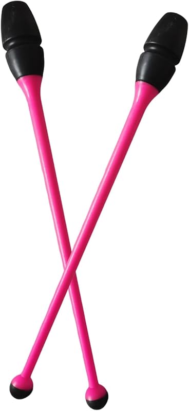 LIUHUO Rhythmic Gymnastics Clubs Bars Rubber Material Suitable Competitions Performances Six Colours Three Sizes Couple