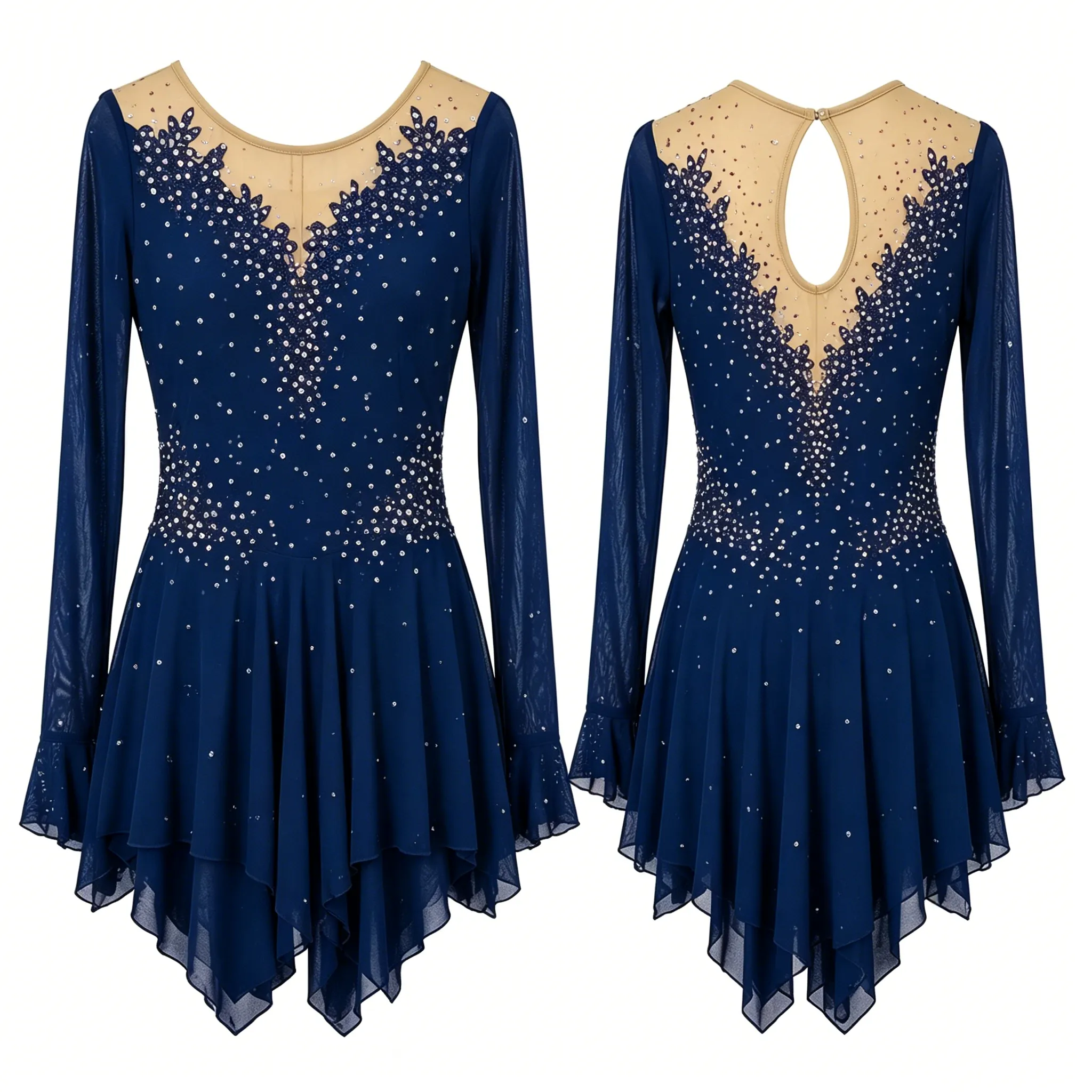 Figure Skating Dress BD3485-2-LIUHUO