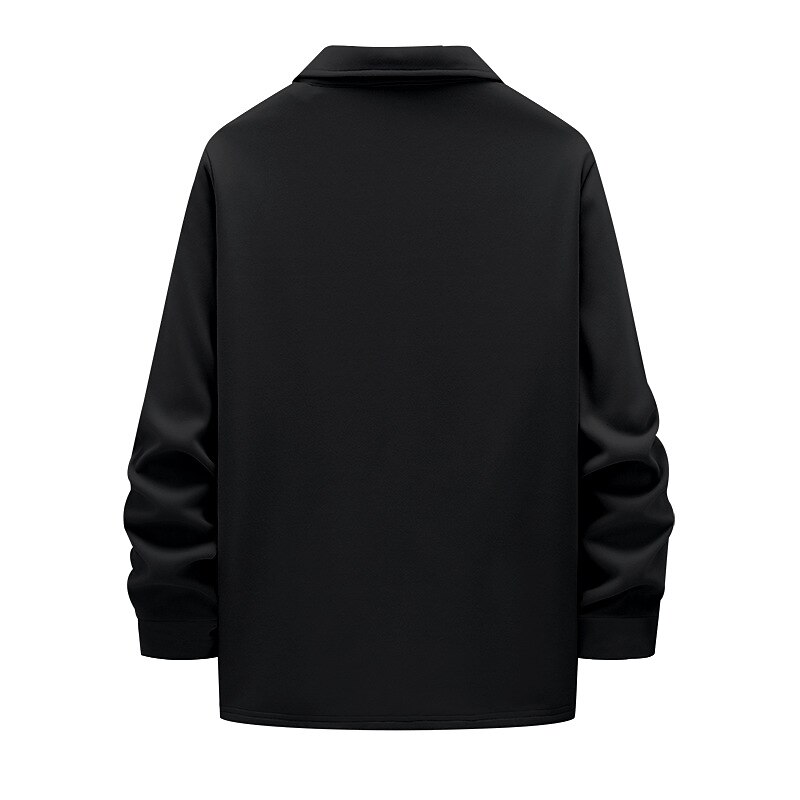 Men's Lightweight Jacket Cargo Jacket Casual Jacket Vacation Daily Warm Pocket Spring Fall Plain Fashion Classic Lapel Regular Black Red Khaki Light Grey Dark Gray Jacket