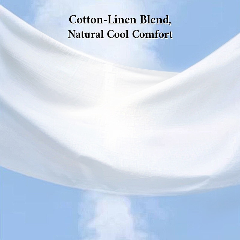 Men's Linen Pants Capri Pants Pocket Drawstring Elastic Waist Plain Comfort Breathable Calf-Length Vacation Daily Holiday Hawaiian Boho ArmyGreen Black