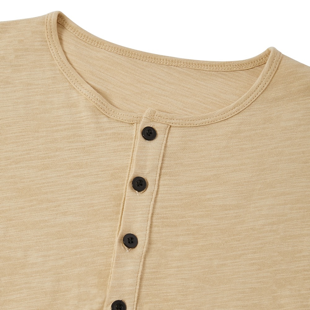 2 Pack Men's T Shirt Henley Shirt Tee Top Short Sleeve Plain Solid Designer Basic Modern Contemporary Buttons Plain Henley Vacation Street Casual Summer Henley T-Shirt