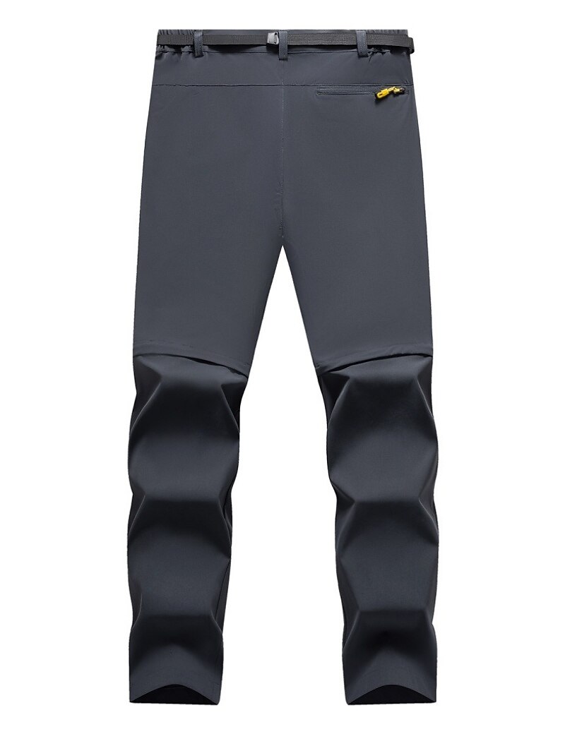 Men's Trousers Convertible Tactical Pants Casual Pants Hiking Pants Outdoor Pants Pocket  Solid Color Waterproof Quick Dry Daily Outdoor Holiday Streetwear Stylish Khaki Black Inelastic