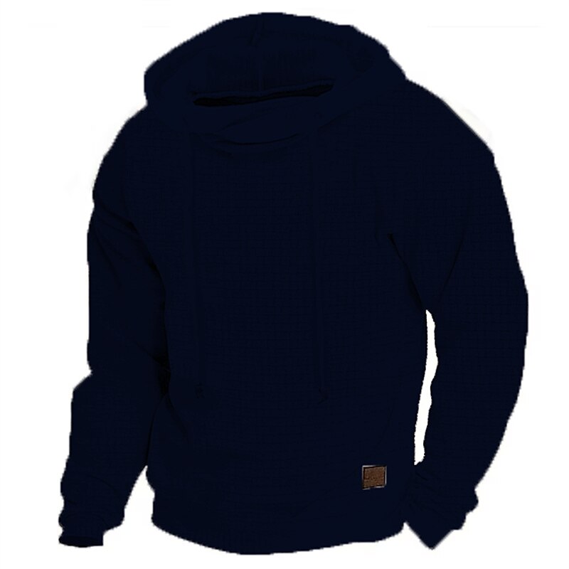 Men's Hoodie Black White Army Green Red Navy Blue Hooded Plain Sports & Outdoor Daily Sports Basic Designer Casual Spring &  Fall Clothing Apparel Hoodies Sweatshirts  Long Sleeve
