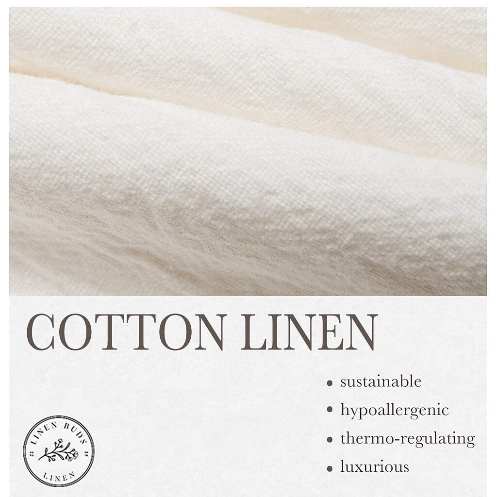 Men's Shorts Linen Shorts Summer Shorts Beach Shorts Buttons Drawstring Elastic Waist Plain Comfort Breathable Knee Length Outdoor Daily Beach Vacation Fashion Black White Micro-elastic