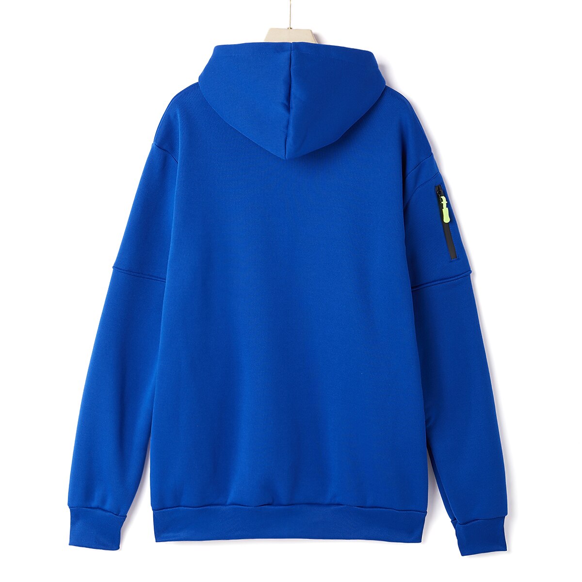 Men's Hoodie Full Zip Hoodie Fleece Hoodie Black White Wine Navy Blue Royal Blue Hooded Plain Zipper Pocket Sports & Outdoor Daily Holiday Streetwear Cool Casual Spring &  Fall Clothing