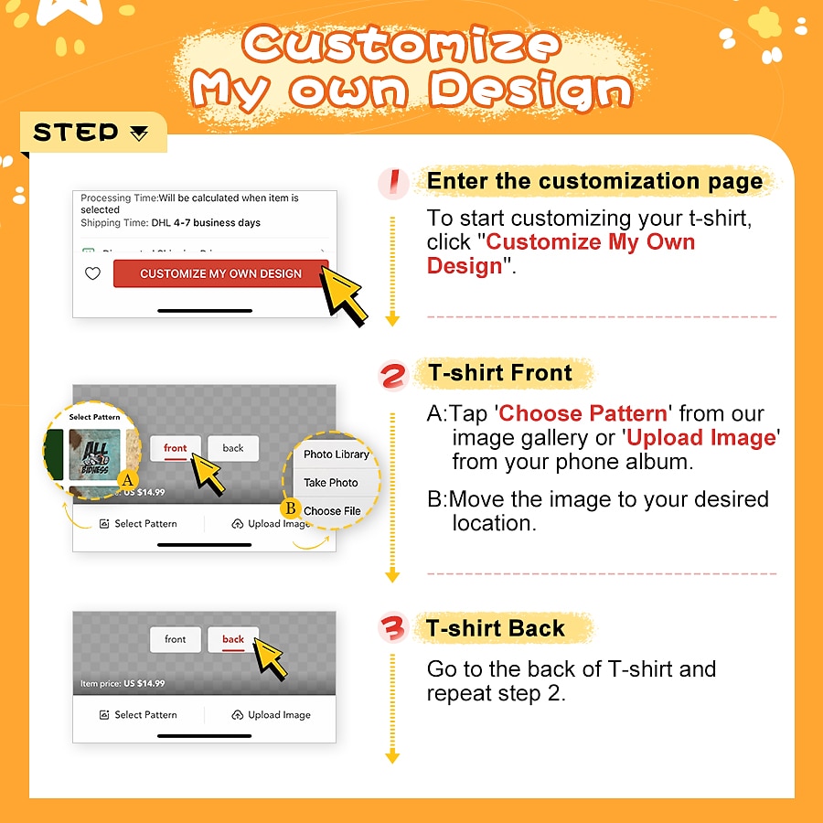 Men's Polo Shirt Golf Shirt American Flag Turndown White & Blue Custom Print White Navy Blue Blue 3D Print Street Daily Short Sleeve 3D Button-Down Clothing Apparel Fashion Casual Comfortable