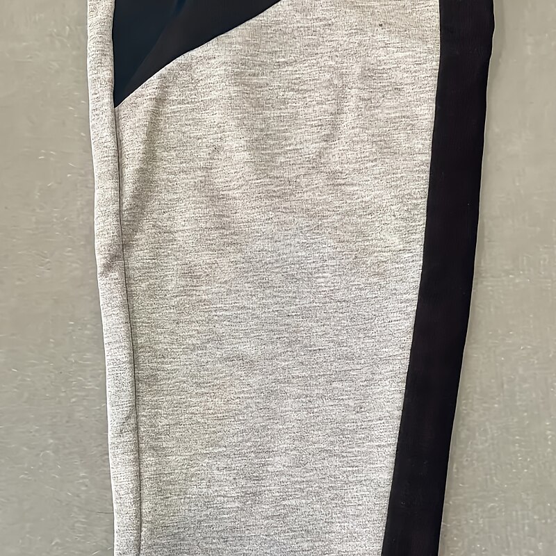 Men's Sweatpants Athletic Pants Active Pants Trousers Casual Pants Drawstring Elastic Waist Color Block Moisture Wicking Breathable Full Length Outdoor Daily Running Fashion Classic Style Black White