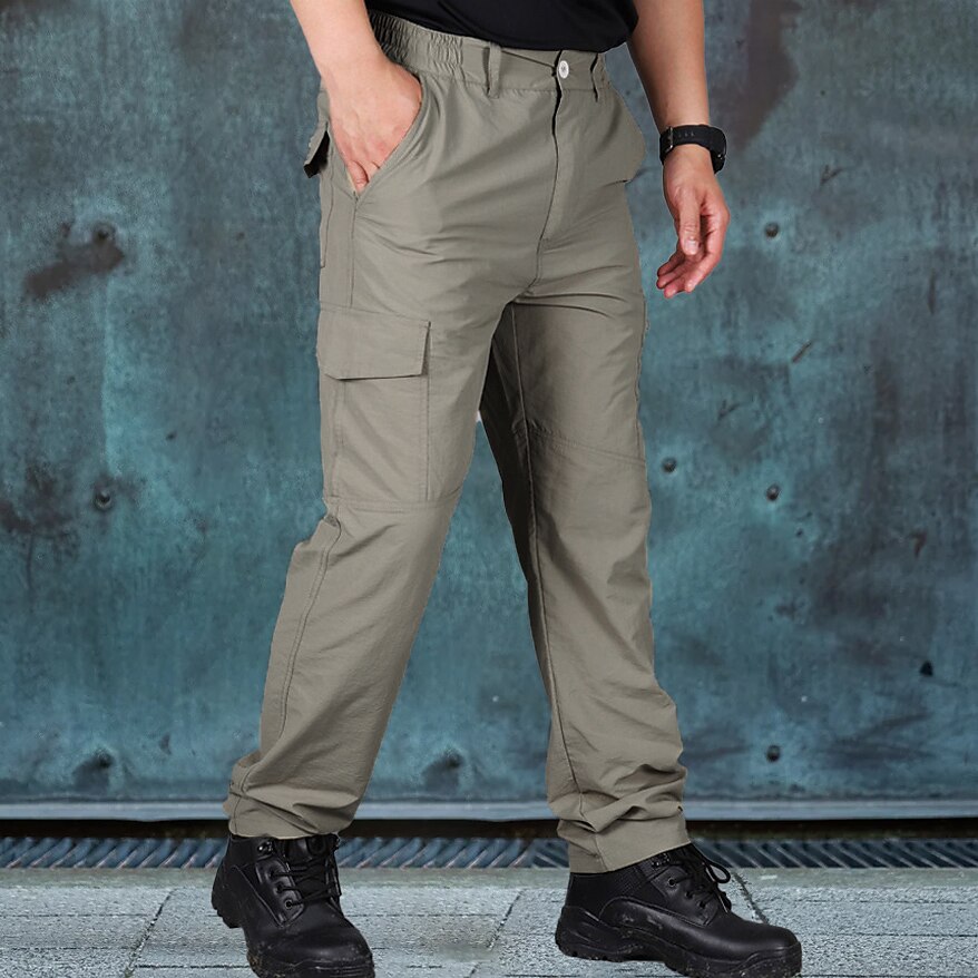 Men's Tactical Pocket Plain Comfort Breathable Outdoor Daily Going out Fashion Casual Cargo Pants