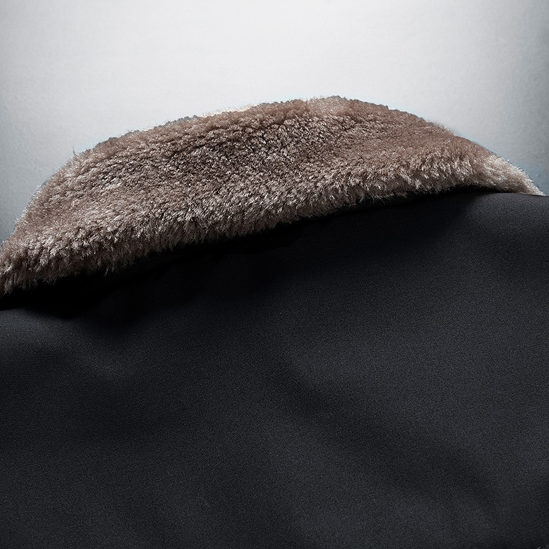 Men's Hiking Fleece Jacket Winter Outdoor Thermal Warm Waterproof Windproof Breathable Outerwear Winter Jacket Parka Hunting Ski / Snowboard Fishing Grey Black / Lightweight