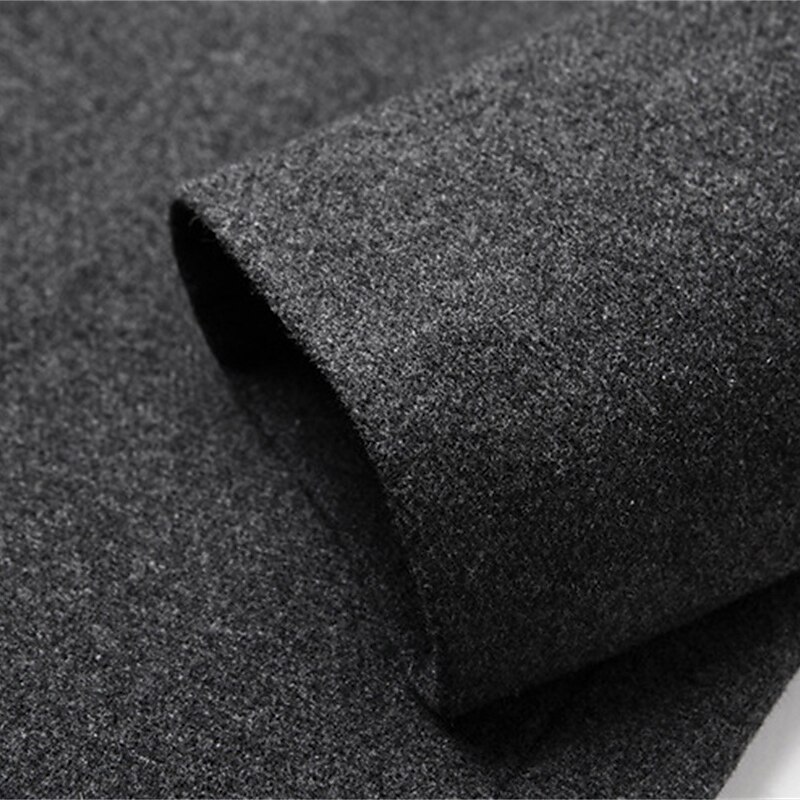 Men's Peacoat Trench Coat Vacation Daily Fall Winter Windproof Outerwear Clothing Apparel Fashion Classic Plain Pocket Stand Collar Single Breasted