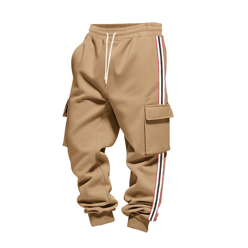 Men's Sweatpants Fleece Pants Joggers Trousers Winter Pants Drawstring Pocket Elastic Waist Plain Comfort Warm Sports Outdoor Daily Fashion Casual ArmyGreen Black Micro-elastic