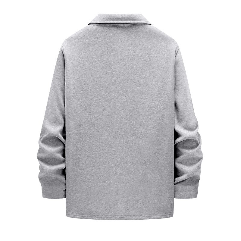 Men's Lightweight Jacket Cargo Jacket Casual Jacket Vacation Daily Warm Pocket Spring Fall Plain Fashion Classic Lapel Regular Black Red Khaki Light Grey Dark Gray Jacket