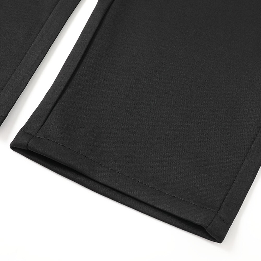 Men's Trousers Dress Pants Slacks Flat Front Pants Suit Pants Straight Leg Geometry Stretch No-Iron Formal Wedding Business Classic Style Casual Black Royal Blue High Waist Stretchy