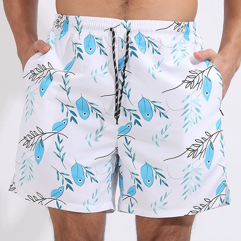 Men's Board Shorts Swim Shorts Swim Trunks Drawstring With Compression Liner Gradient Graphic Prints Quick Dry Surfing Casual Holiday Hawaiian Boho 1 5