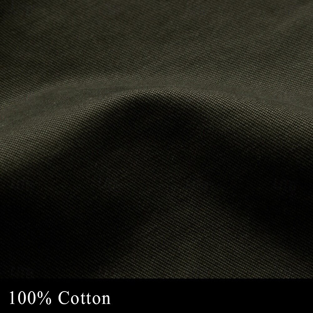 Men's Cotton Embroidered Military Jacket with Shoulder Straps Long Sleeve Standing Collar Multi-Pockets Trucker Jacket US Flag Print Tactical Outerwear