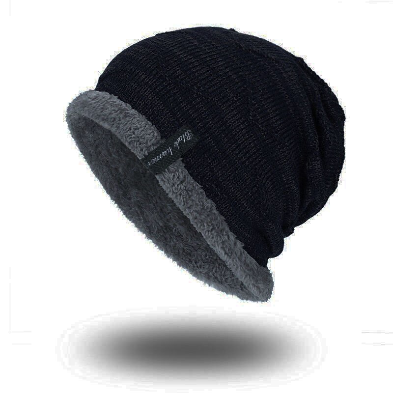 Hat Protective Hat Men's Black Gray Wine Outdoor Daily Pure Color Pure Color Warm / Fall / Winter