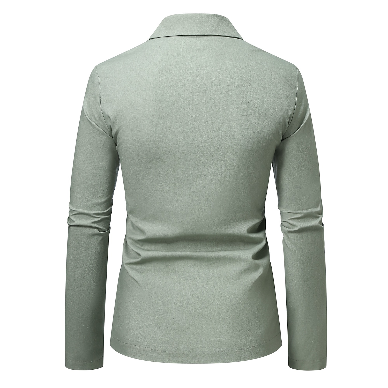 Men's Lightweight Jacket Blazer Jacket Linen Blazer Formal Office Autumn / Fall Cotton And Linen Solid Color Comfy Single Breasted Blazer Light Green Navy Blue Brown khaki