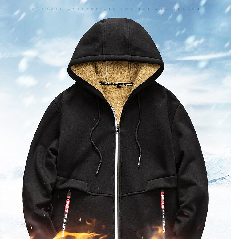 Men's Hoodie Jacket Hiking Windbreaker Hiking Fleece Jacket Outdoor Windproof Warm Breathable Lightweight Outerwear Winter Jacket Trench Coat Fishing Climbing Running Wine Red Army Green Navy Blue