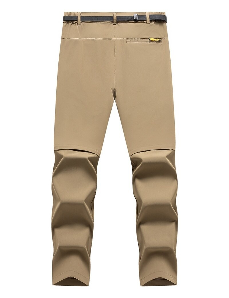 Men's Trousers Convertible Tactical Pants Casual Pants Hiking Pants Outdoor Pants Pocket  Solid Color Waterproof Quick Dry Daily Outdoor Holiday Streetwear Stylish Khaki Black Inelastic