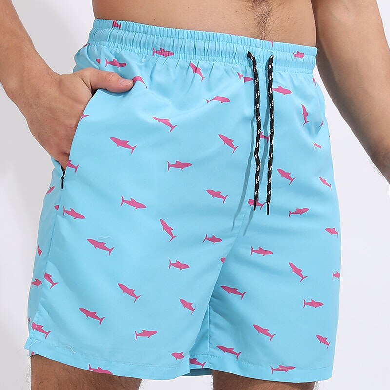 Men's Board Shorts Swim Shorts Swim Trunks Drawstring With Compression Liner Gradient Graphic Prints Quick Dry Surfing Casual Holiday Hawaiian Boho 1 5