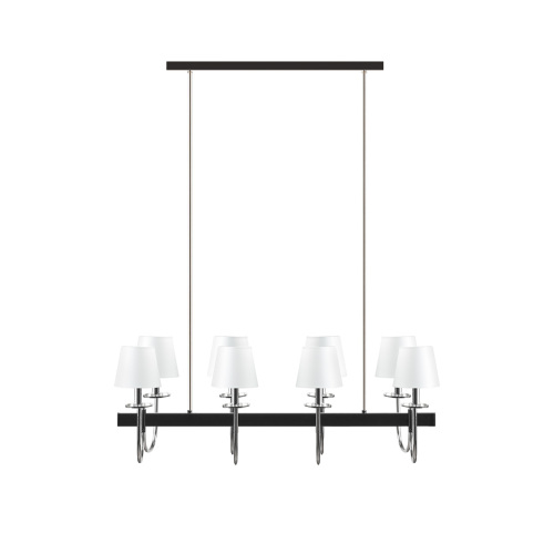 Fairmount 8-Light Traditional Chandelier with Drum Shades