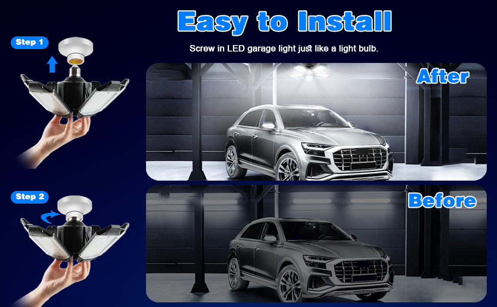 LED garage light