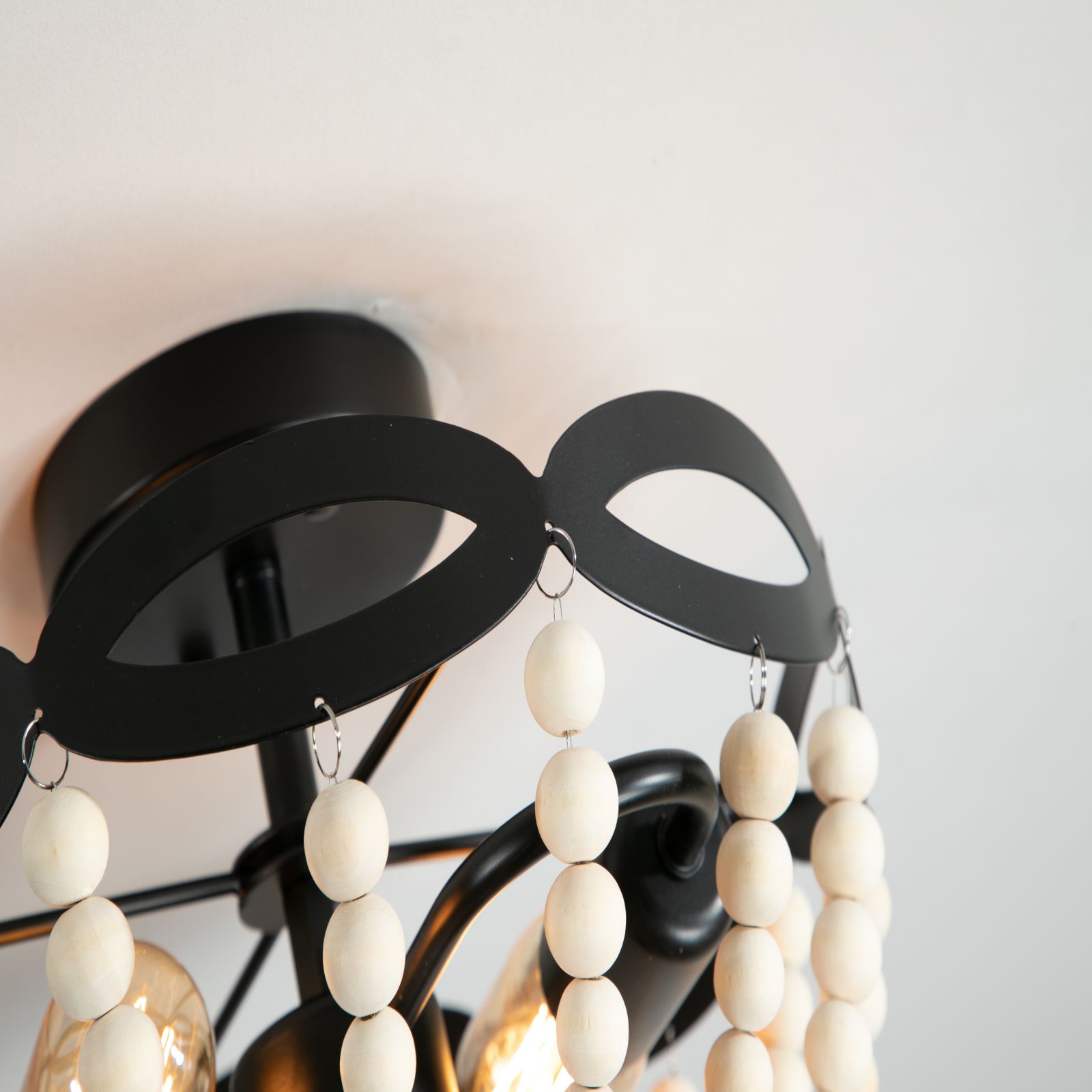 Customized Handmade Log Elegant Vintage Style, All Brass, Indoor Ceiling Pendant 12.6" (Black)