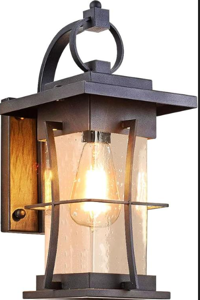 4 set Kichler Tournai 46" 4 Light Outdoor Wall Light with Clear Seeded Glass in Londonderry
