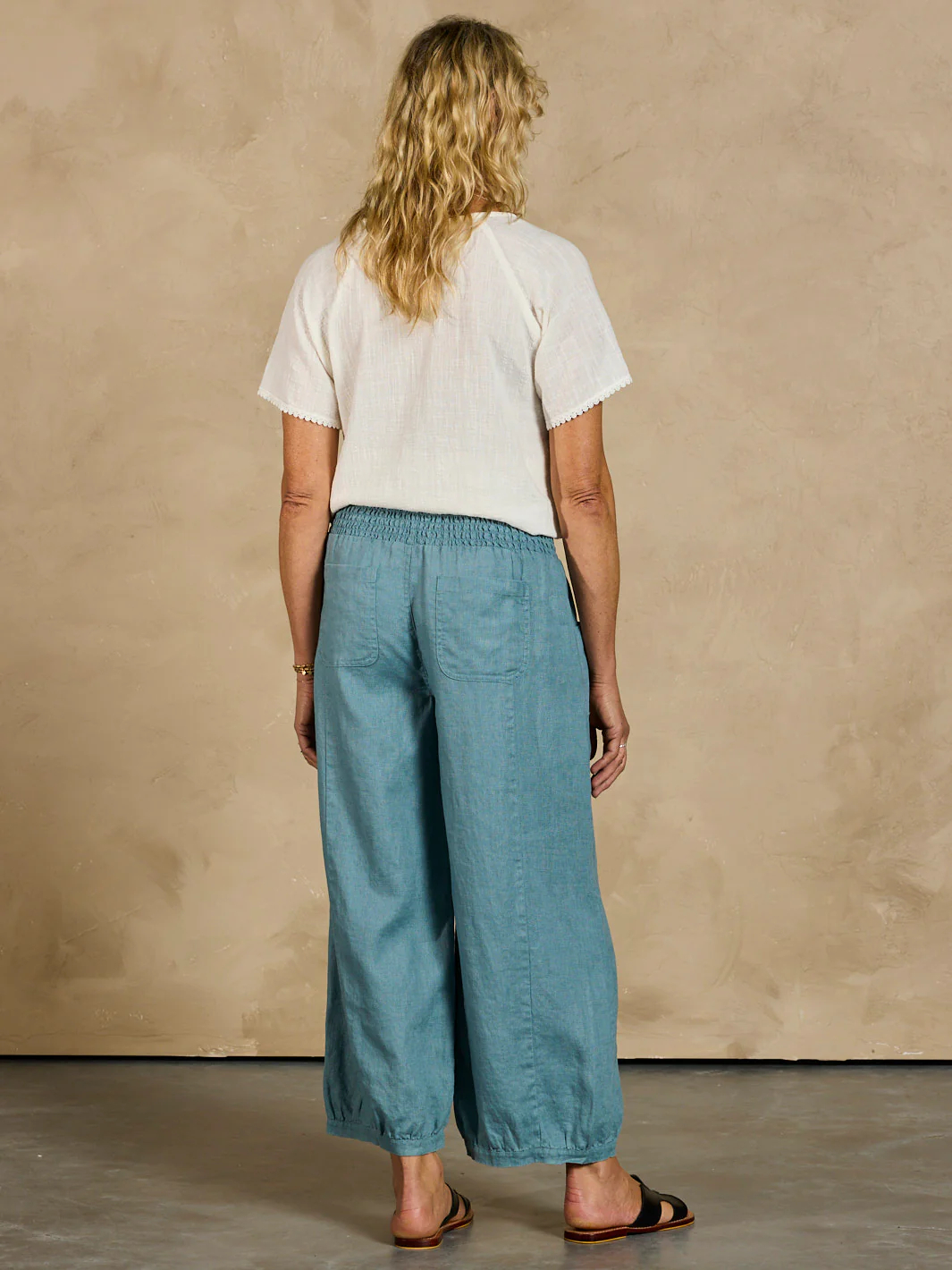 Sadhu French Linen Pants Flax