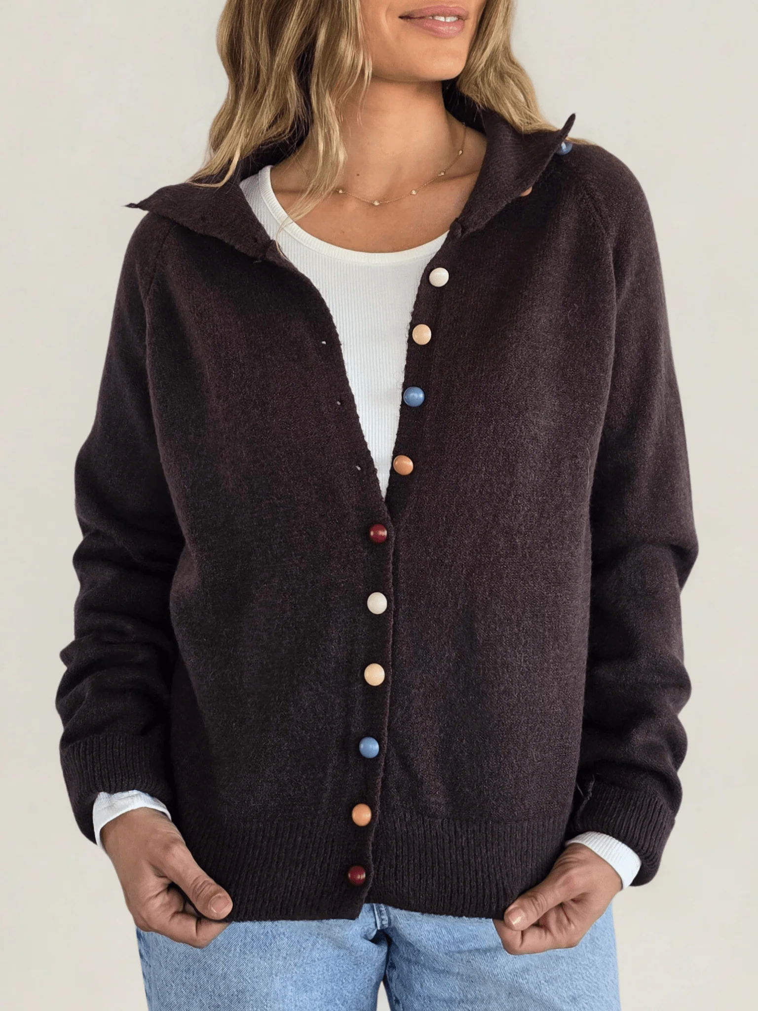 2026 CLEARANCE SALE🔥Vest with Colored Buttons