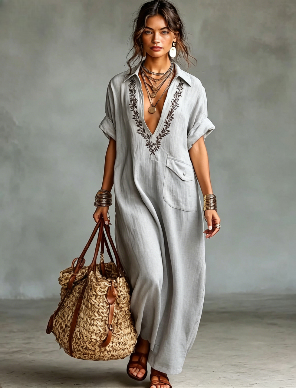 Casual Shirt Dress-🔥BUY NOW GET 55% OFF🔥