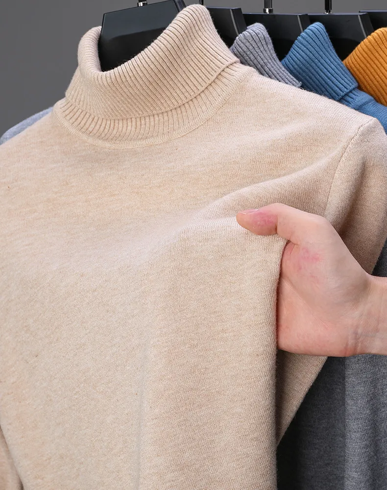 Men's Turtleneck Cashmere Sweater