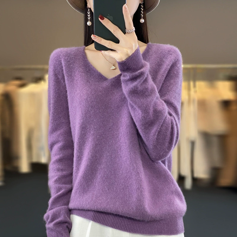 🔥2025 New Arrival Sale 49%🔥 - Women's V-Nack Cashmere Sweater