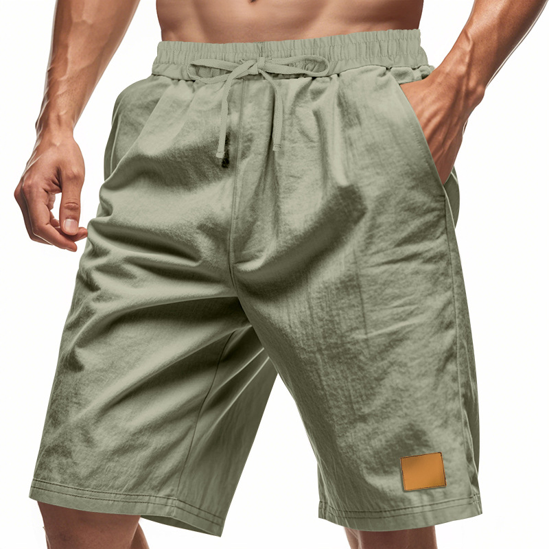 Men's Linen Loose Holiday Shorts Pants