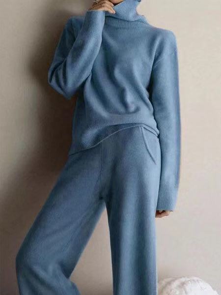2025 Hot Sale Soft Cashmere Casual Sweater Suit