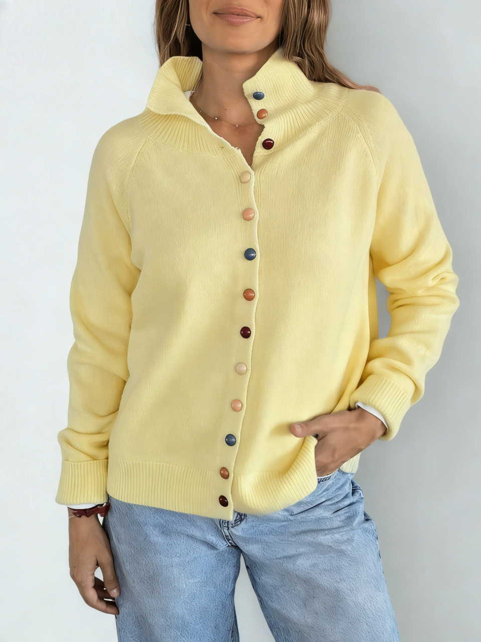 2026 CLEARANCE SALE🔥Vest with Colored Buttons