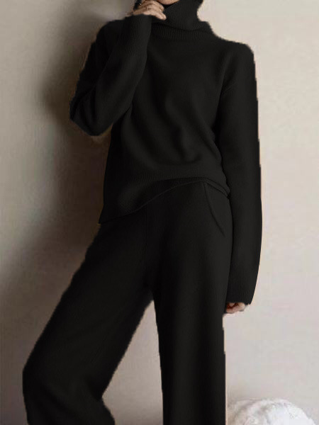 2025 Hot Sale Soft Cashmere Casual Sweater Suit